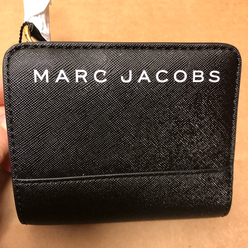Black Marc Jacobs card wallet coin purse